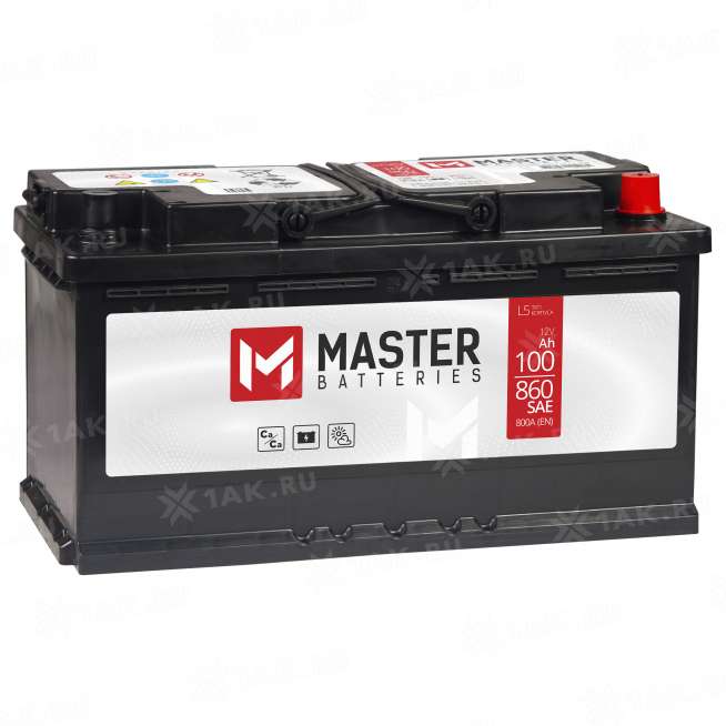 АКБ 6СТ-100о/п MASTER BATTERIES (800A)