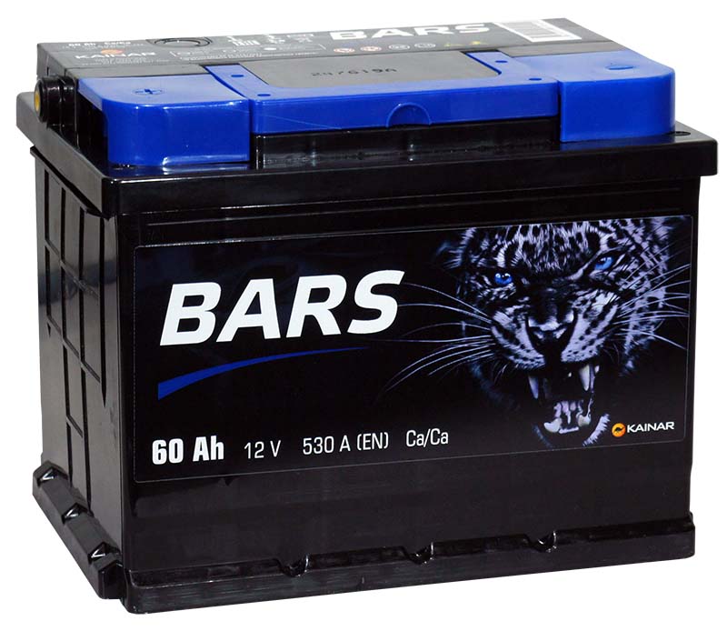 АКБ 6СТ-60о/п BARS  (низкий)