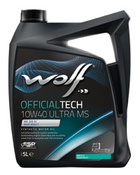 Масло моторное WOLF OFFICIALTECH DIESEL SAE 10W40 ULTRA MS CI-4 20L (8316074)