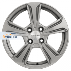 Диск Khomen Wheels 6,0x15 4/100 ET50 D60,1 G-Silver 1502