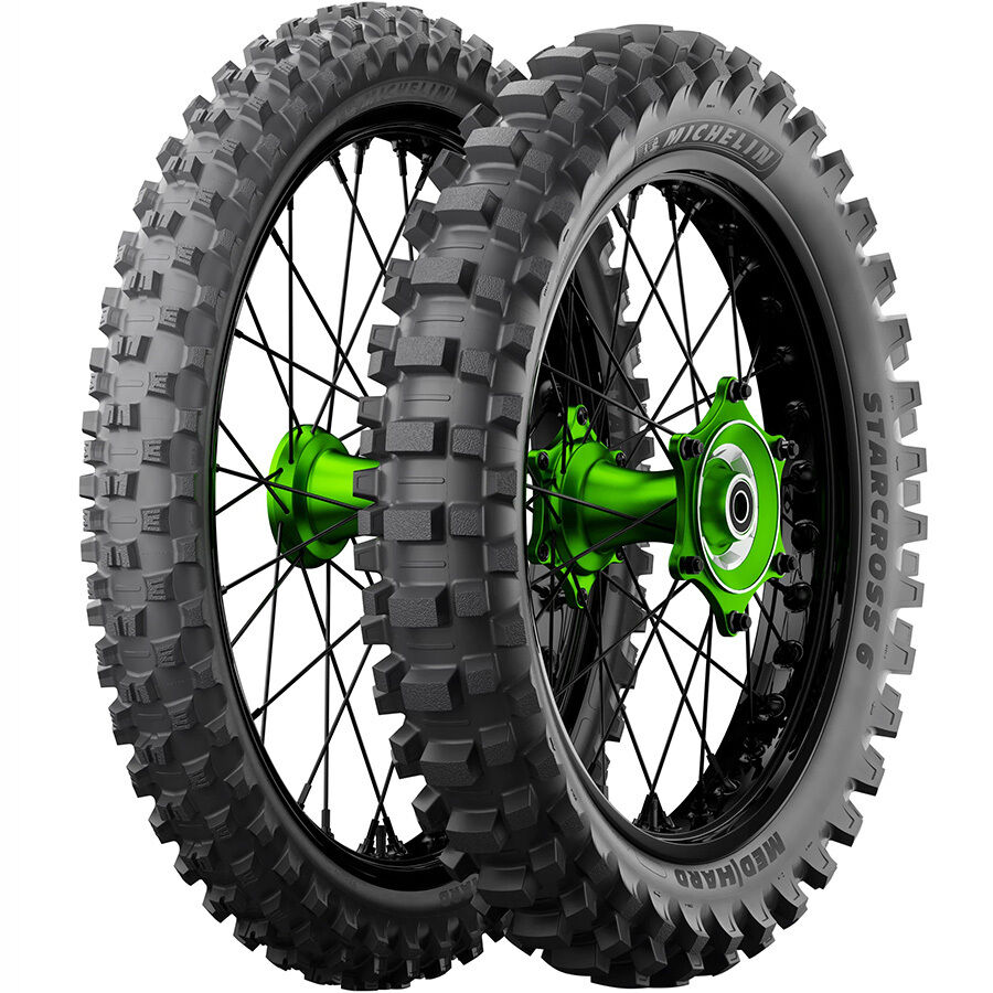Michelin STARCROSS 6 MEDIUM HARD 110/90 -19 62M TT Rear NHS